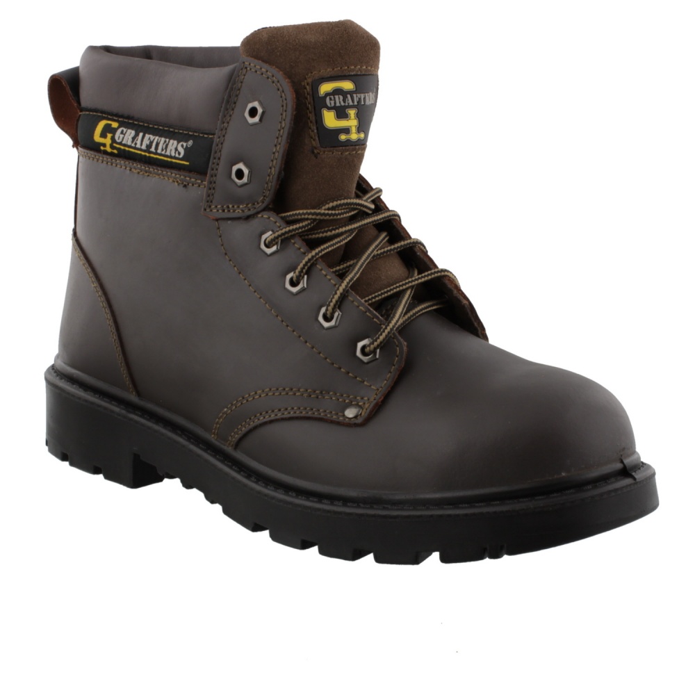 Grafters Apprentice Safety Boot Brown